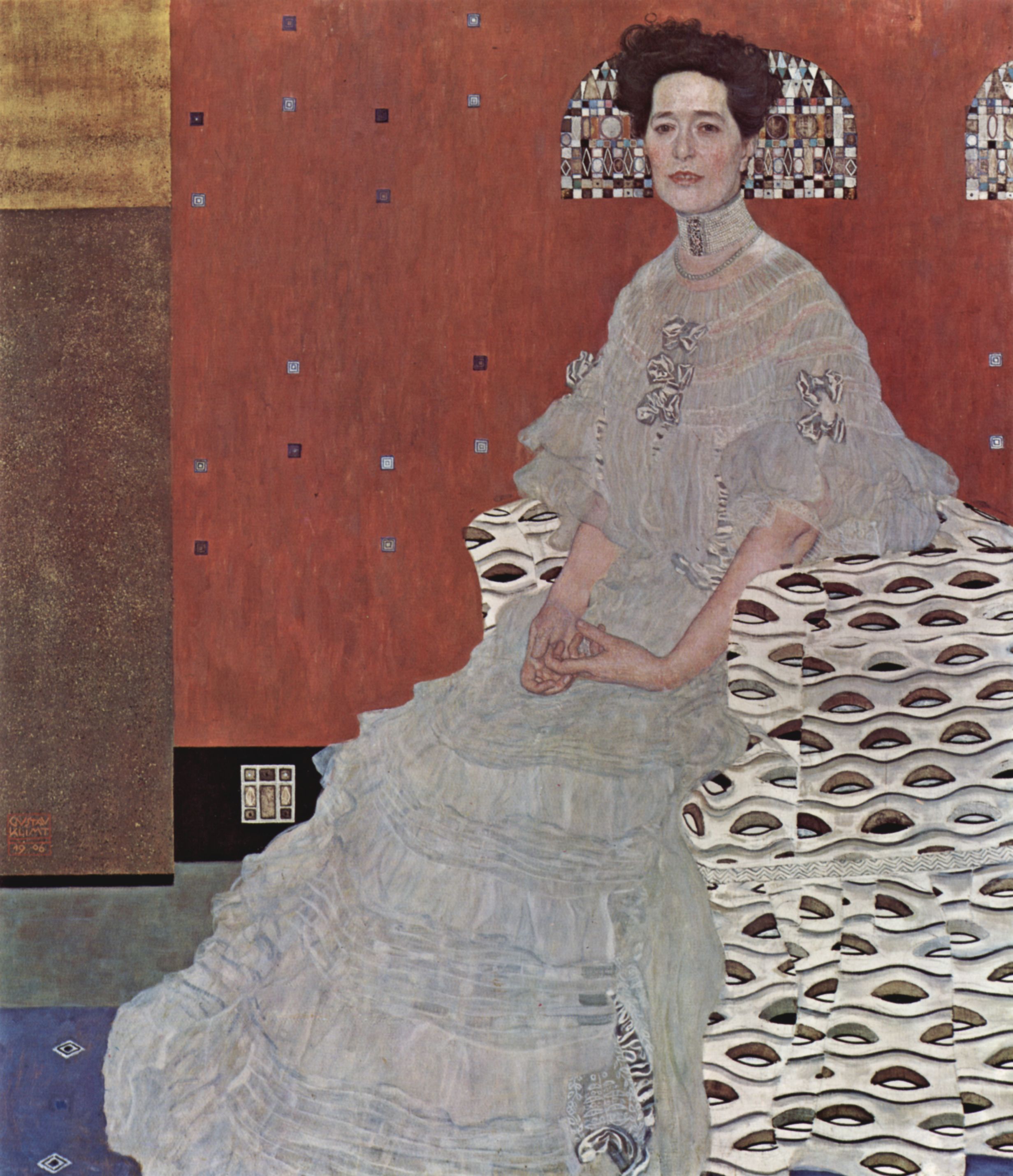 Gustav Klimt - Portrait of Fritza Riedler 1906